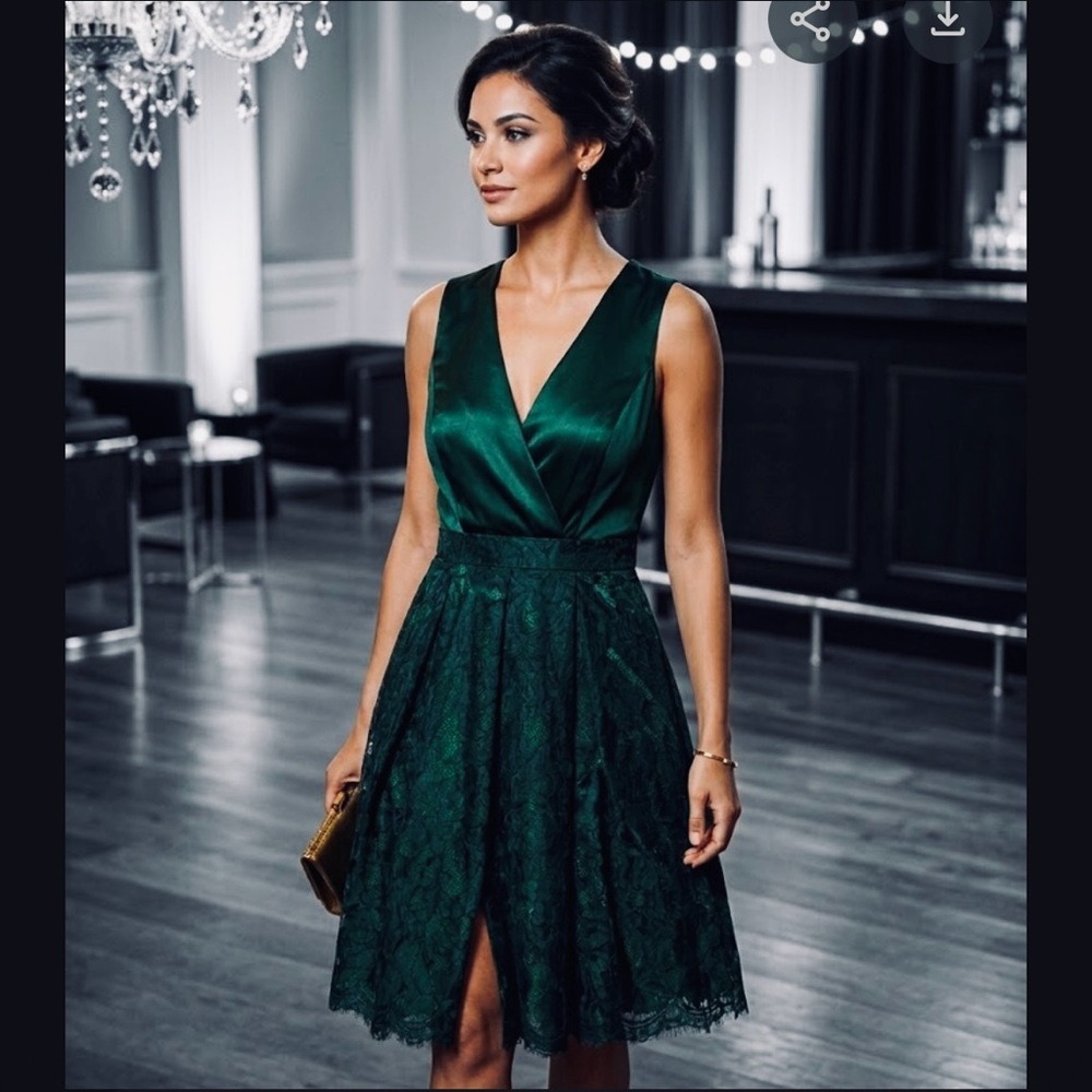 RW&CO Fit and Flare Lace Dress